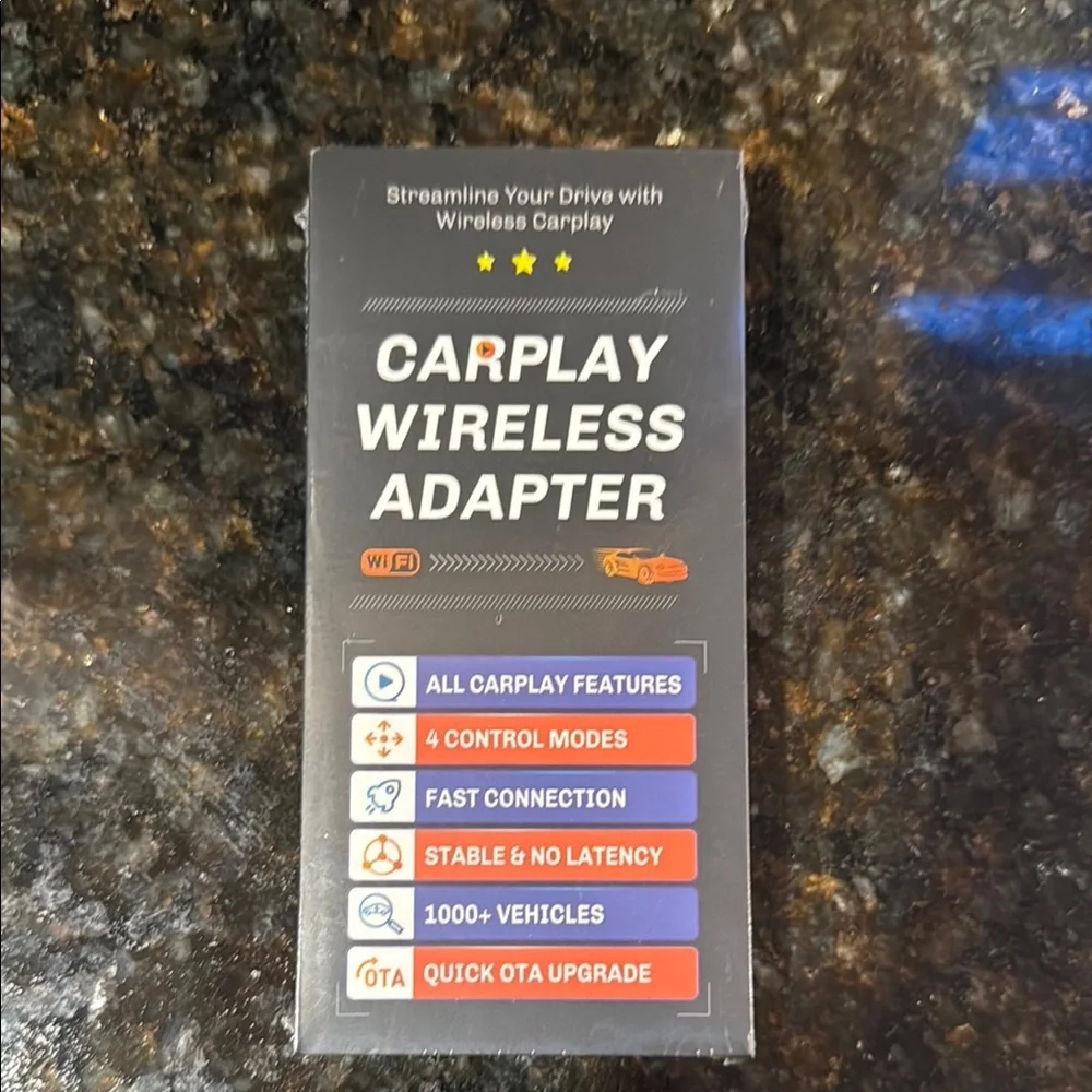 CarPlay Wireless Adapter - Black